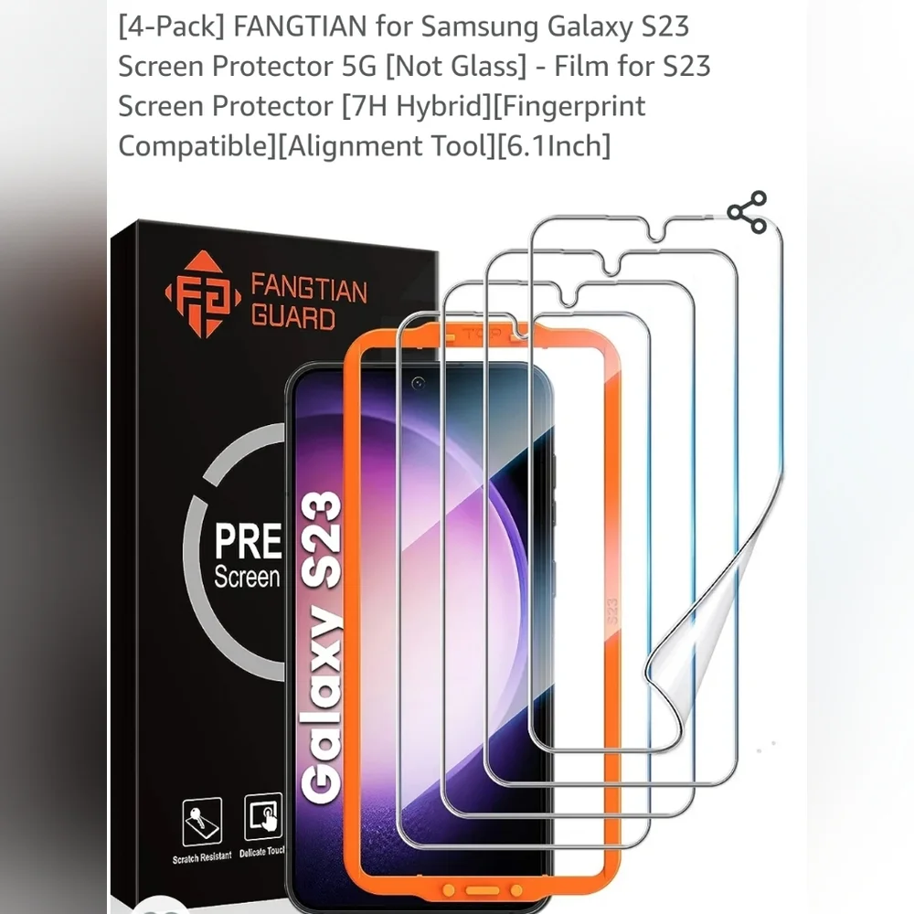 Screen Protector Film For Samsung S23 ( NOT S23+ NOT S23 Ultra )